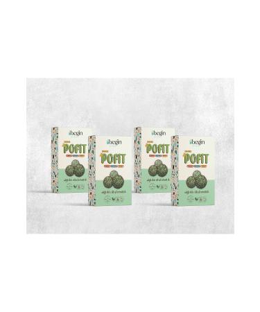 BEGIN Pofit Apricot Spirulina and Lemon Fruit Ball - 4 Pieces X 84gr