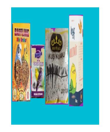 Baffling BUDGET FEEDING SET (BAFFLING HONEY CRACKER 10 PIECES +BEAK STONE + BIRD SAND + VITAMIN 50 cc)