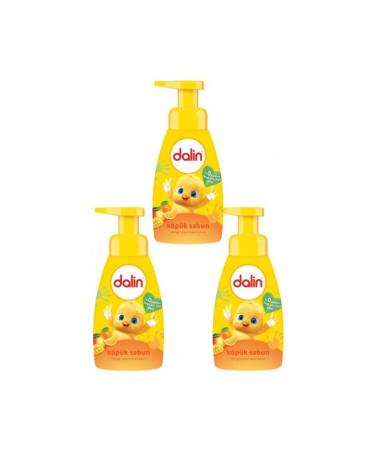 Dalin Foam Soap Mango and Orange Scented 200 ml X 3 Pcs