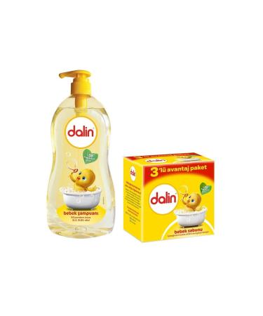 Dalin Shampoo Classic 700 ml Soap 100 gr 3 Pcs