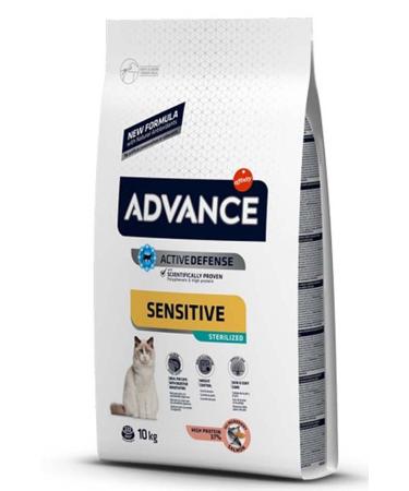 Advance neutered salmon cat food 10 kg