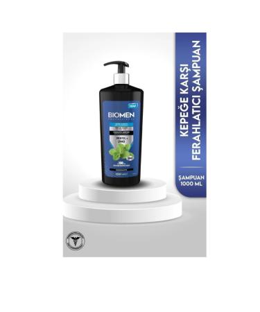 Biomen PERMANENT SOLUTION FOR DANDRUFF AND FALLING HAIR WITH MENTHOLL FRESHNESS 1000 ML - Buy Online on GoSupps.com