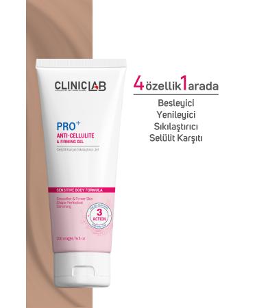 Cliniclab Pro+ Anti-Cellulite Firming Gel 200 ml - (Tube) - Buy Online on GoSupps.com