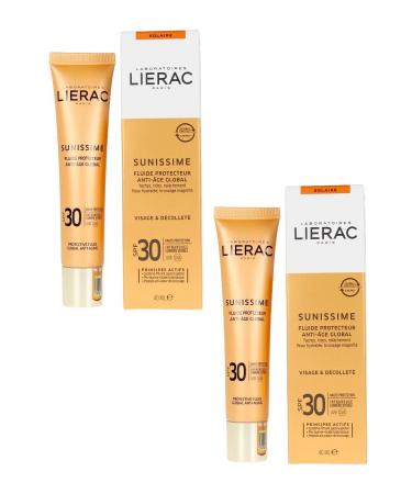 Lierac Sunissime Protective Fluid Spf 30 Sun Cream 40 ml 2-pack