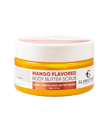 GLOWICTION Nourishing Purifying and Moisturizing Mango Flavored Body Scrub 150 ml - Buy Online on GoSupps.com