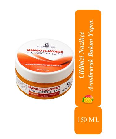 GLOWICTION Nourishing Purifying and Moisturizing Mango Flavored Body Scrub 150 ml