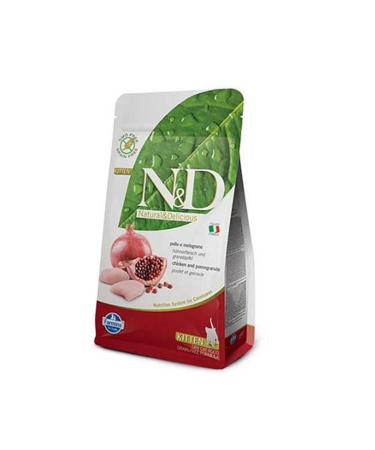 N & D Prime Chicken & Pomegranate Grain-Free Kitten Cat Food 1.5 Kg