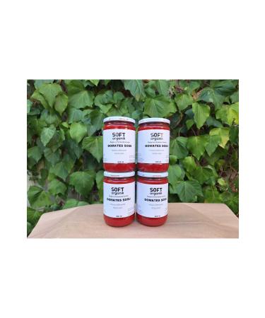 Soft Organic Tomato Sauce 4x600ml