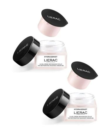 Lierac Hydragenist Radiance Cream Gel Moisturizing Refill Capsule 50 ml 2-pack