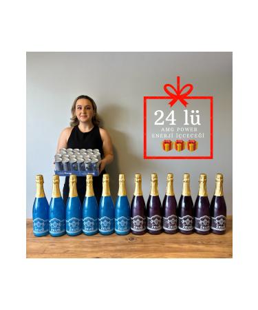 OS ZEUS 12li Blueberry & Blackberry Flavored Non-Alcoholic Carbonated Beverage (24li AMG Power Energy Drink)