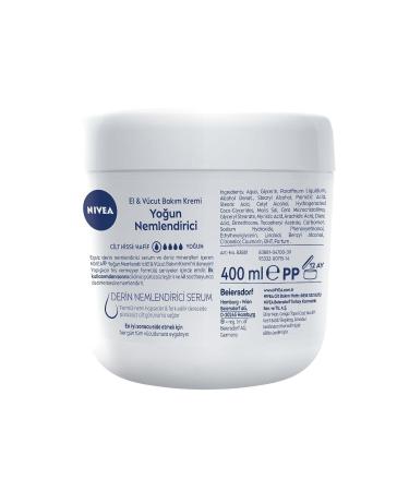 NIVEA Intensive Moisturizing Hand & Body Care Cream 400ml  - Buy Online on GoSupps.com