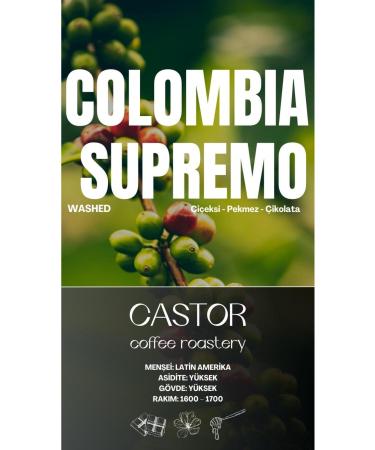 CASTOR COFFEE BEANS Colombia Supremo 250gr - Buy Online on GoSupps.com