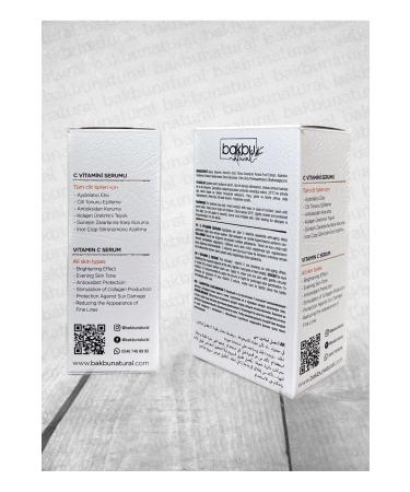 bakbunatural Bakbu Natural Vitamin C Serum Brightening and Skin Tone Equalizing Effect 30 ML - Buy Online on GoSupps.com