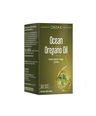 Ocean Orzax Ocean Oregano Oil Food Supplement 30 Capsules