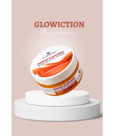 GLOWICTION Nourishing Purifying and Moisturizing Mango Flavored Body Scrub 150 ml - Buy Online on GoSupps.com