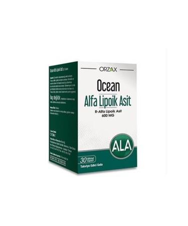 Ocean Alpha Lipoic Acid 600 mg 30 Tablets