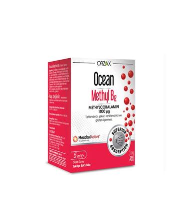 Ocean 1000 mg Methyl Cobalamin B12 Spray 5 ml