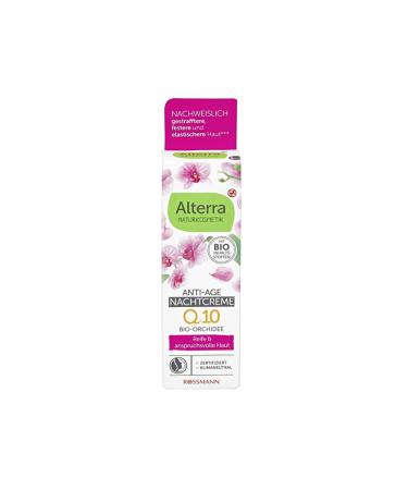 Alterra Anti-Aging Night Cream with Organic Argan Oil and Orchid Extract 50 ml
