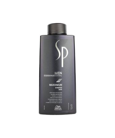 wella Professionals Sp Men Maxximum Anti-Hair Loss and Strengthening Shampoo for Men 1000 ml.