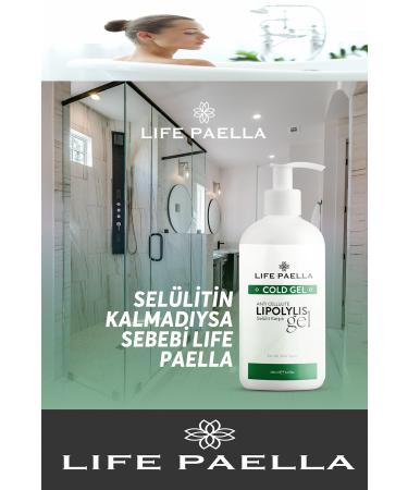 Life Paella Professional Anti-Cellulite & Anti-Stretch - Cold Lipolysis Gel for Regional Slimming 250 ML - Buy Online on GoSupps.com