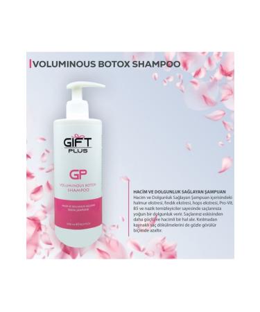 gift plus VOLUME AND FULLNESS PROVIDING SHAMPOO