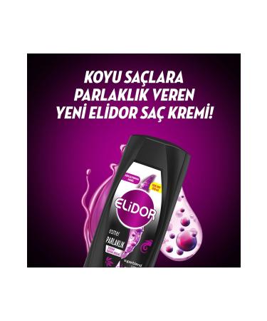 Elidor Serum Hair Care Cream Against Hair Loss + Strong and Shiny + Instant Repair + Brunette Shine - Buy Online on GoSupps.com