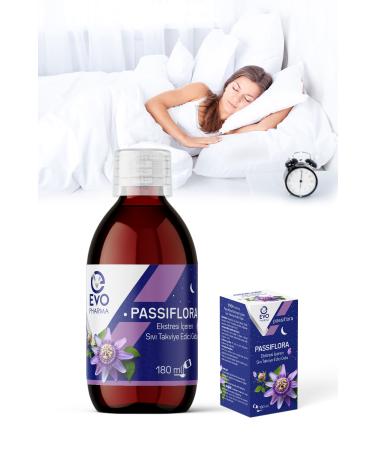 EVOPHARMA Liquid Food Supplement Containing Passiflora Extract 180 Ml - Buy Online on GoSupps.com