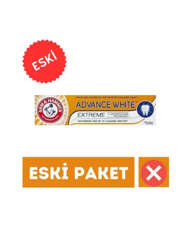 Arm Hammer Up to 3 Tones Whitening Toothpaste - Advance White 75 ml New Packaging 2 PCS - Buy Online on GoSupps.com