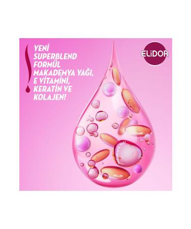 Elidor Superblend Hair Care Cream Strong and Shiny Vitamin E Macadamia Oil & Keratin 350 ml 4 Pieces - Buy Online on GoSupps.com