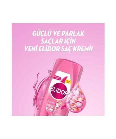 Elidor Superblend Hair Care Cream Strong and Shiny Vitamin E Macadamia Oil & Keratin 350 ml 4 Pieces - Buy Online on GoSupps.com