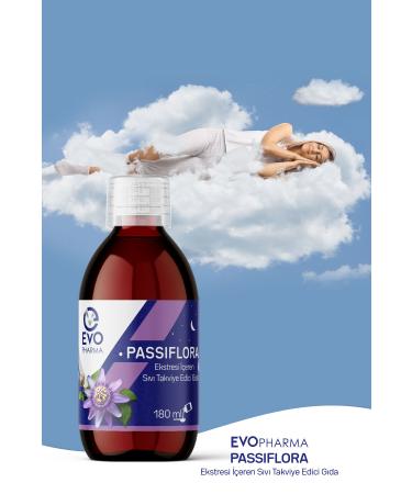 EVOPHARMA Liquid Food Supplement Containing Passiflora Extract 180 Ml - Buy Online on GoSupps.com
