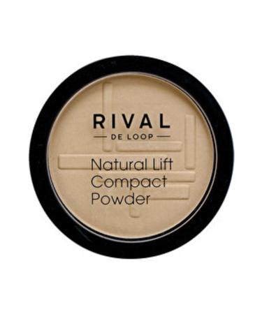 Rival De Loop Mattifying Powder Natural Compact No:3 Sepia