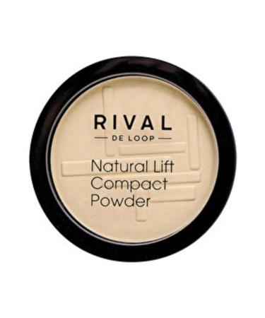 Rival De Loop Mattifying Powder Natural Lift Compact No: 1 Alabaster