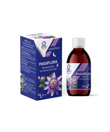 EVOPHARMA Liquid Food Supplement Containing Passiflora Extract 180 Ml - Buy Online on GoSupps.com