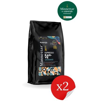 ekero lu Grateful Espresso Coffee Beans 2 X 1000 gr (2 Packs)