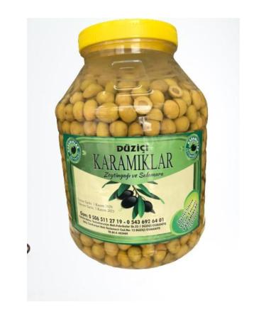 KARAMIKLAR OLIVE OIL 5 Kg Green Cracked Olives