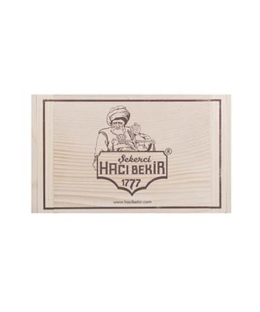 Hac Bekir Extra Pistachio Turkish Delight 500 gr - Wooden Box