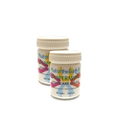 H NTOHU Foot Care Cream Mint Freshness and Scent 50ml 2 Pieces