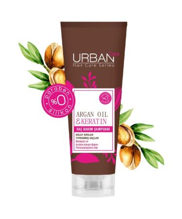 Urban Care Argan Oil & Keratin Hair Care Shampoo 250 Ml - Buy Online on GoSupps.com