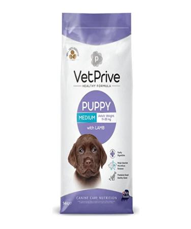 VetPrive Vet Prive Medium and Large Breed Puppy Dog Food Lamb Meat 14 Kg