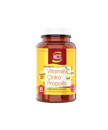 Ncs Vitamin C 1000 Mg Zinc Propolis 60 Tablets Pill Box - Buy Online on GoSupps.com