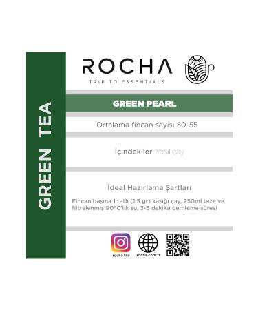 ROCHA Green Pearl- Badulla Green Tea 75 gr - Buy Online on GoSupps.com
