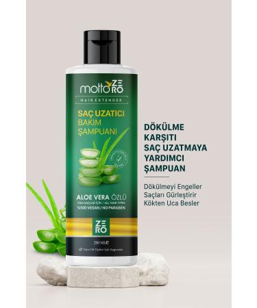 MOTTO ZERO Hair Growth Effective Shampoo Special Formula for Extremely Damaged and Falling Hair
