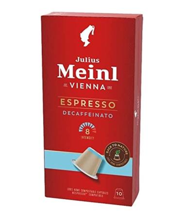 Julius Meinl Espresso Decaffeinato Capsule Coffee 10 Pieces (4 Packs) - Buy Online on GoSupps.com