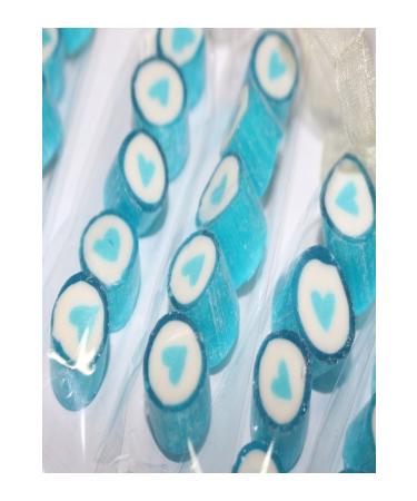 SEKERC YA AR Blue Heart Finger Lolly 50 Pieces