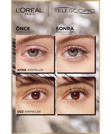 L'Oreal Paris Loreal Telescopic-Filler Eye Serum-Kajal Pencil-Vivid Effective Looks Eye Care and Makeup Set - Buy Online on GoSupps.com