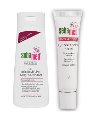 Sebamed Anti Hair Loss Shampoo 400 ml - Sebamed Q10 Anti Aging Eye Contour Cream 15 ml