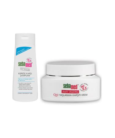 Sebamed Anti-Dandruff Shampoo 400 ml - Sebamed Q10 Anti-Aging Cream 50 ml