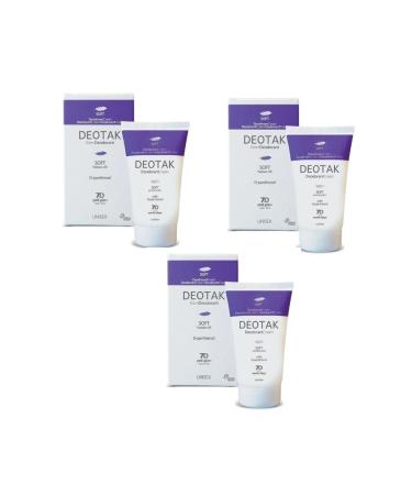 Deotak Cream Dedoorant Soft 35 ml 3 pieces