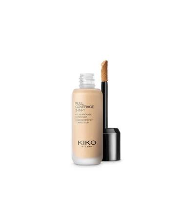 kiko milano Foundation & Concealer - Full Coverage 2-in-1 Foundation & Concealer -Warm Beige 25 - NEW